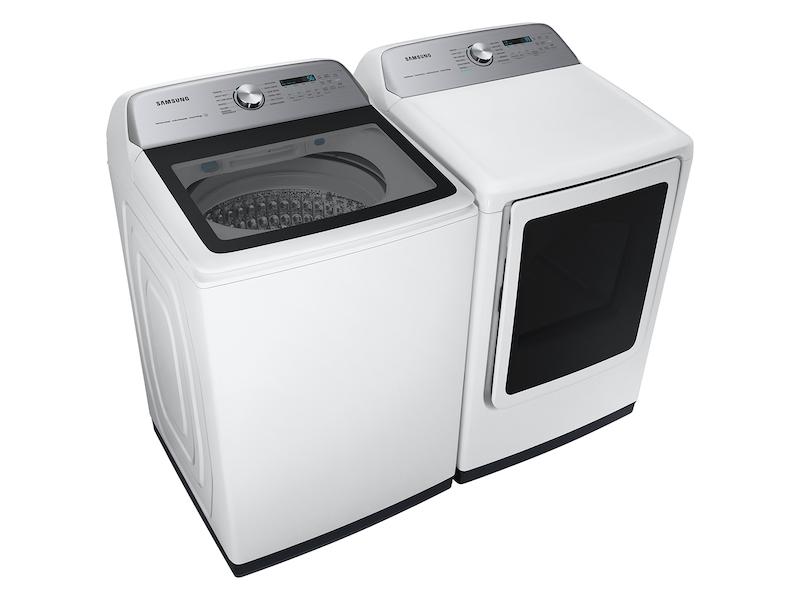 Samsung DVG54CG7150W 7.4 Cu. Ft. Smart Gas Dryer With Pet Care Dry And Steam Sanitize+ In White