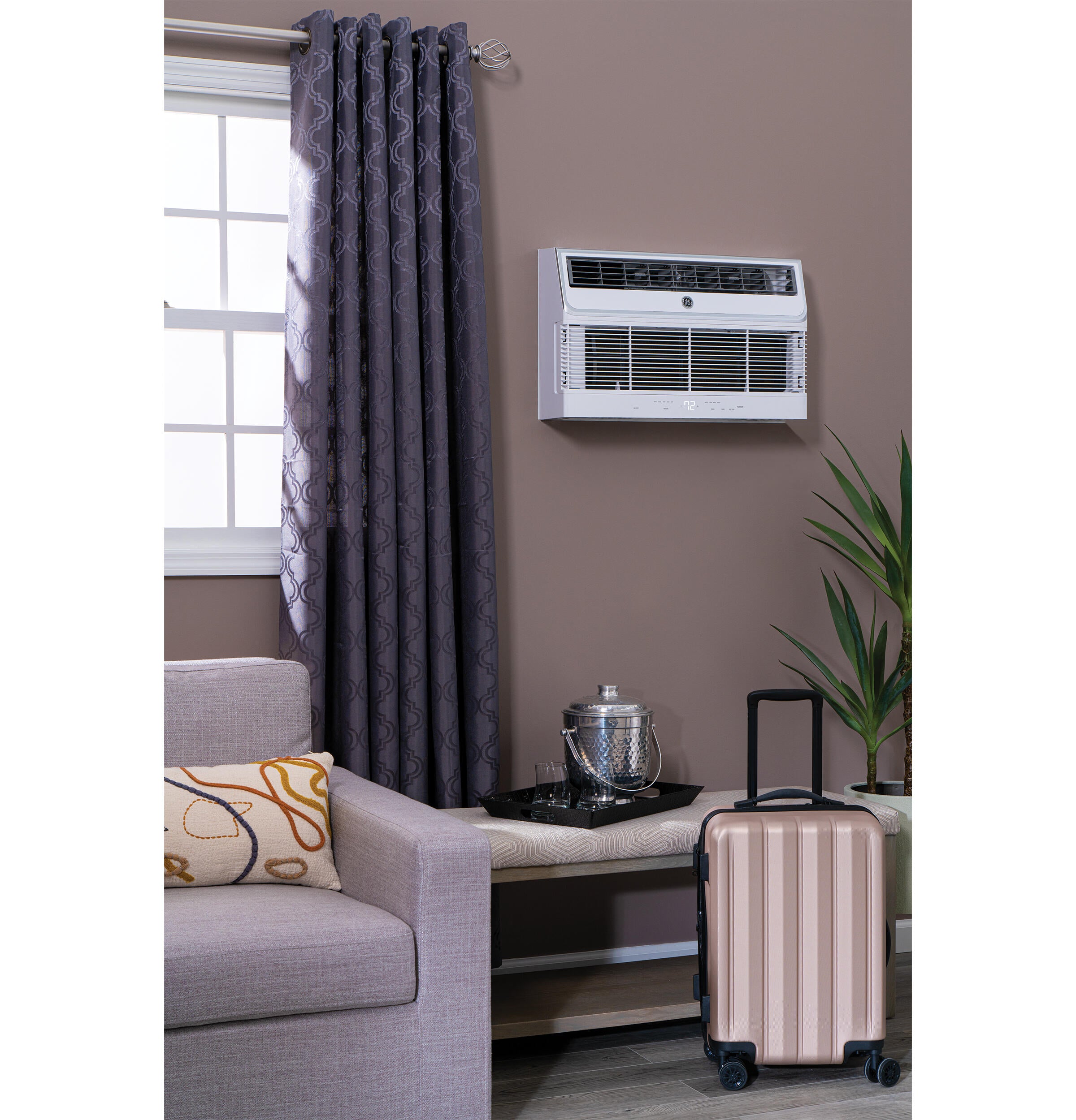 Ge Appliances AJEM12DWH Ge® 230/208 Volt Built-In Heat/Cool Room Air Conditioner