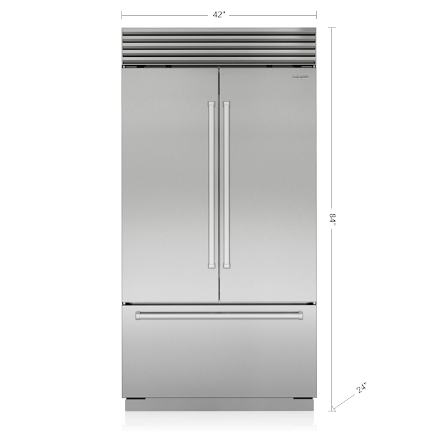 Sub-Zero CL4250UFDSP 42" Classic French Door Refrigerator/Freezer