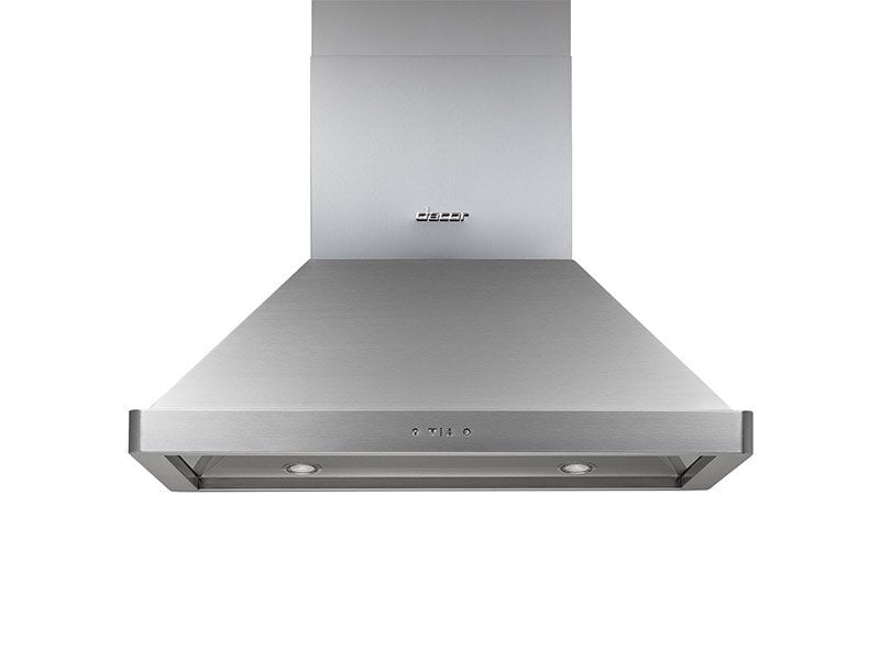 Dacor DHI361 36" Chimney Island Hood, Silver Stainless Steel
