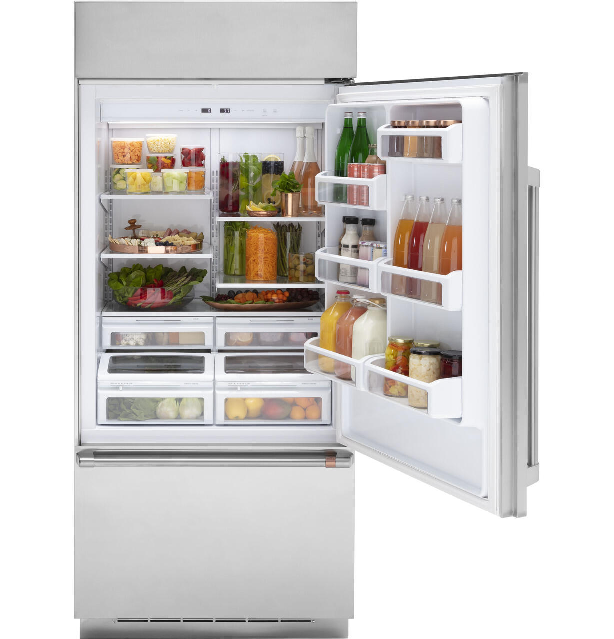 Cafe CDB36RP2RS1 Café™ 21.3 Cu. Ft. Built-In Bottom-Freezer Refrigerator