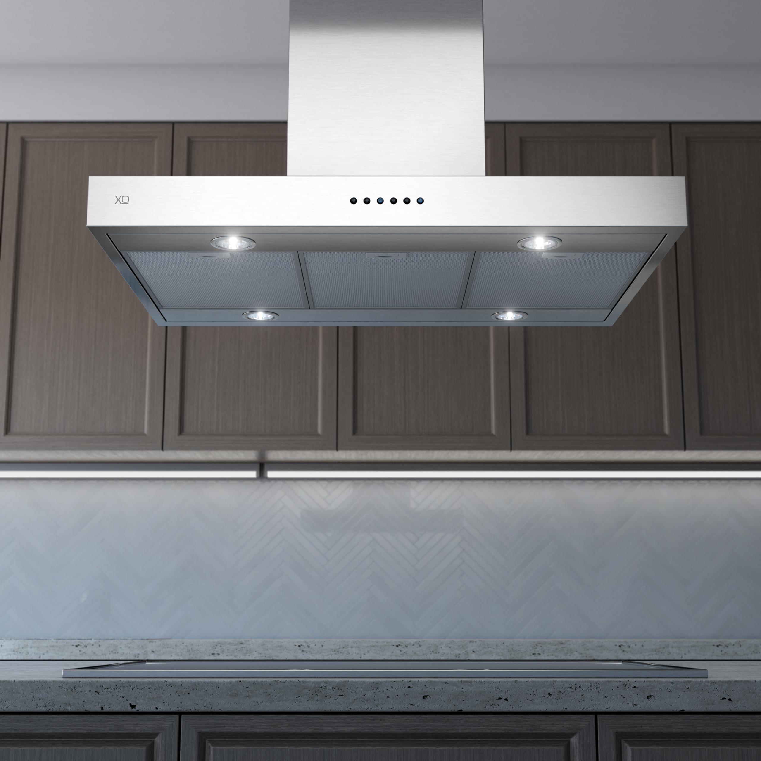 Xo Appliance XORI48SC New! 48In Ccc 600/395 Cfm Low Profile Island Hood Ss