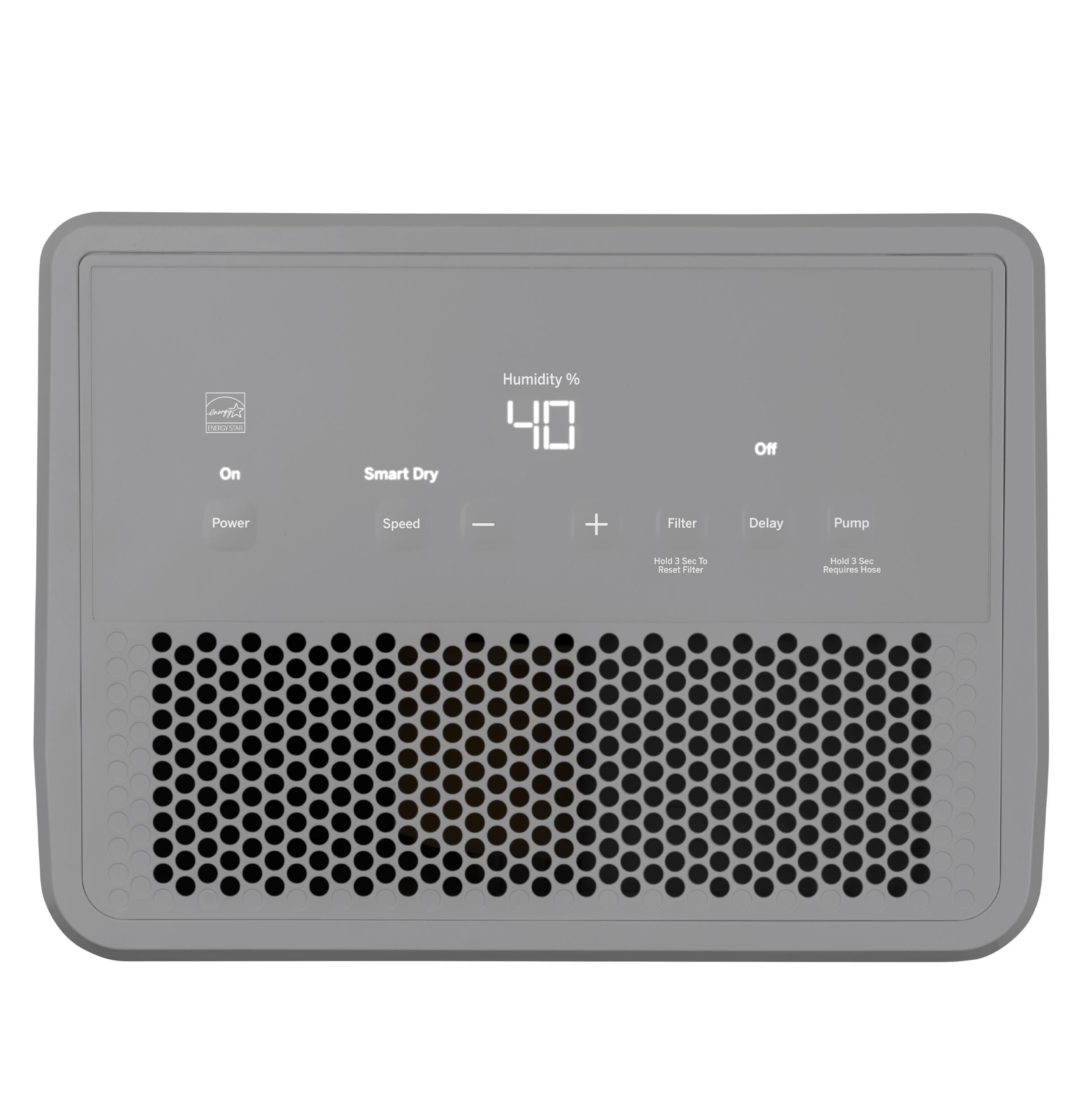 Ge Appliances ADHR50LB Ge® 50 Pint Energy Star® Portable Dehumidifier With Smart Dry For Wet Spaces