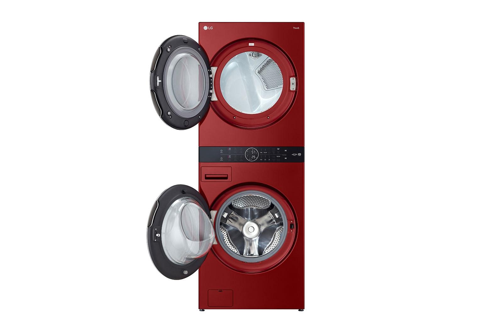 Lg WKGX201HRA Single Unit Front Load Lg Washtower™ With Center Control™ 4.5 Cu. Ft. Washer And 7.4 Cu. Ft. Gas Dryer