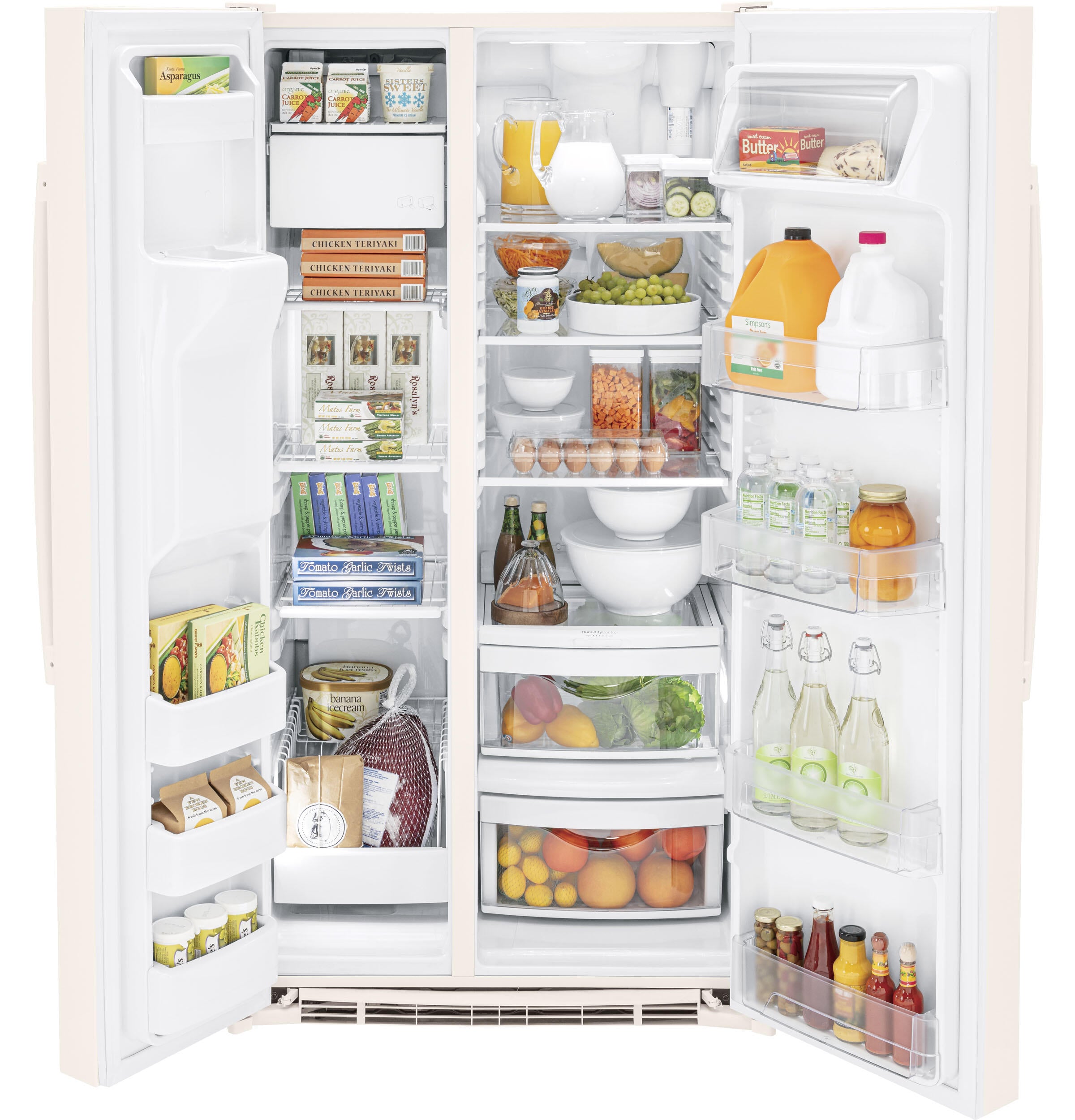 Ge Appliances GSS25GGPCC Ge® 25.3 Cu. Ft. Side-By-Side Refrigerator
