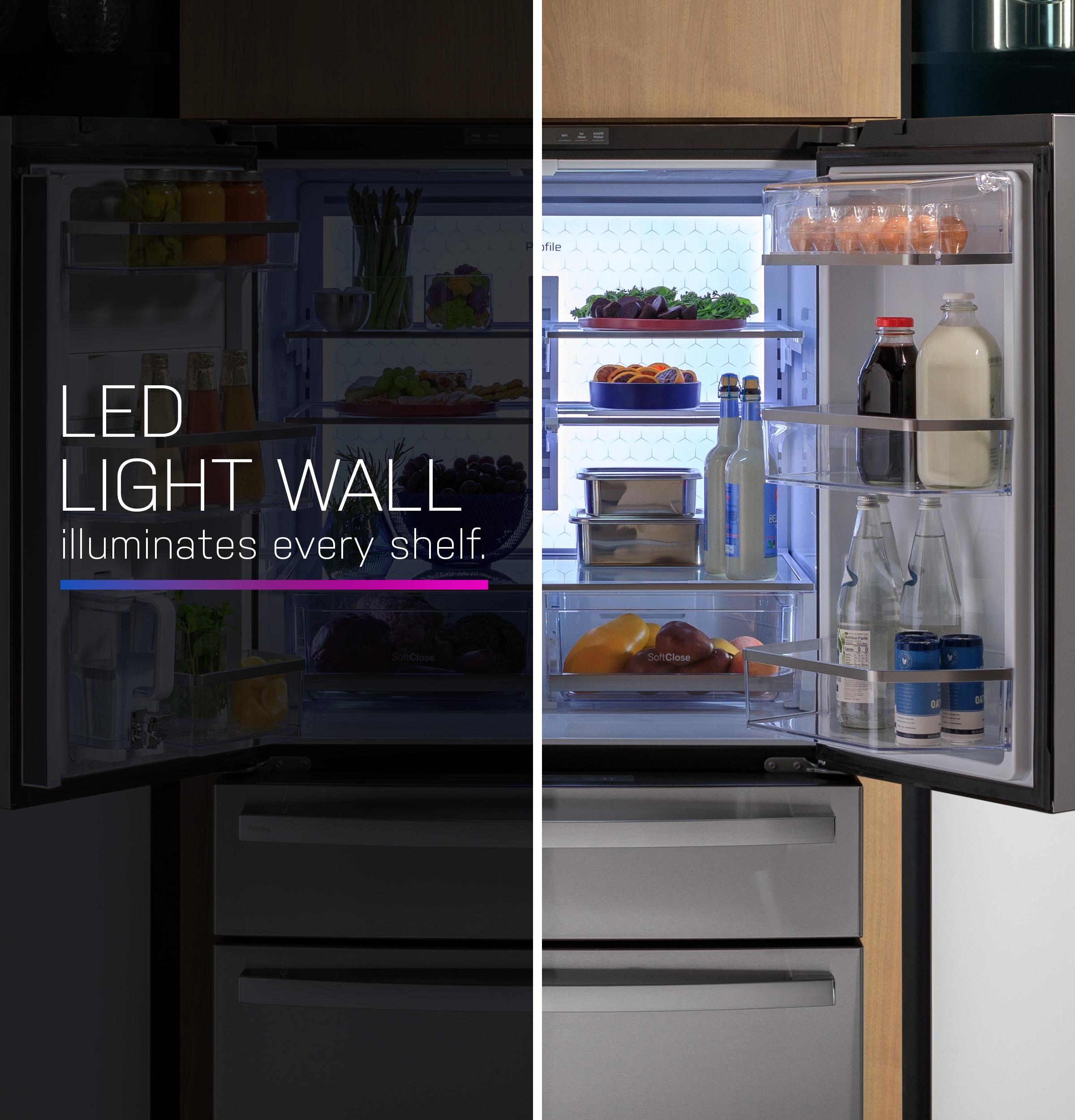 Ge Appliances PGE29BYTFS Ge Profile™ Series Energy Star® 28.7 Cu. Ft. Smart Fingerprint Resistant 4-Door French-Door Refrigerator With Dual-Dispense Autofill Pitcher