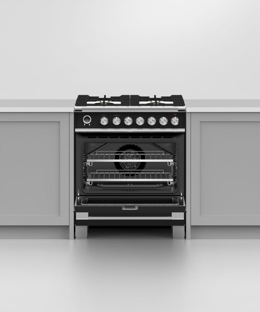Fisher & Paykel OR30SCG6B1 Dual Fuel Range, 30