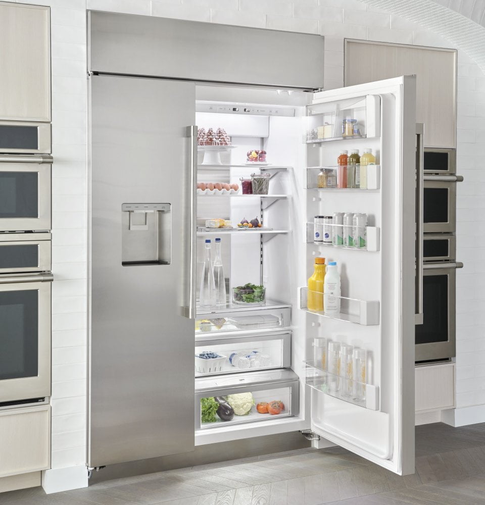 Monogram ZISS480DNSS Monogram 48" Smart Built-In Side-By-Side Refrigerator With Dispenser