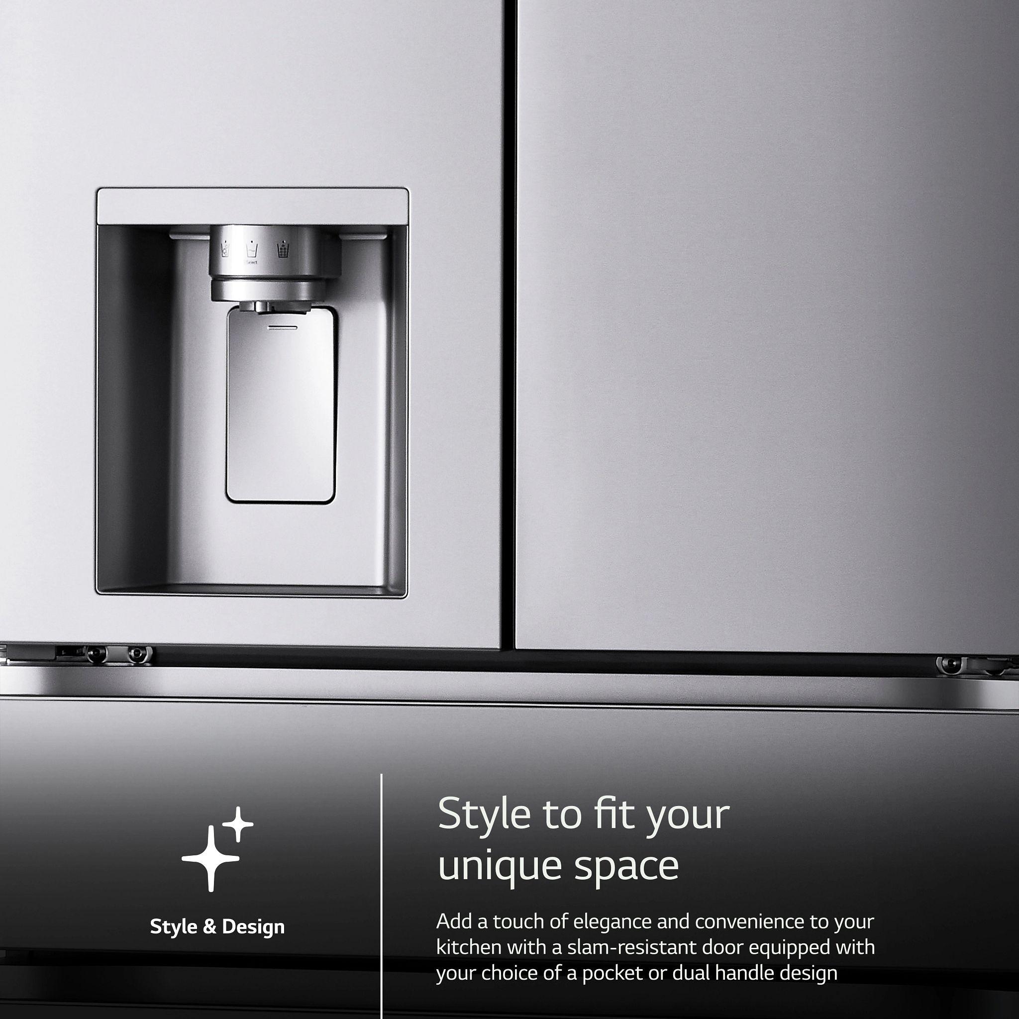 Lg LF29S8330S 29 Cu. Ft. Smart Standard-Depth Max™ 4-Door French Door Refrigerator With Full-Convert Drawer™