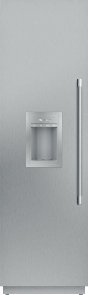 Thermador T24ID900LP 24-Inch Built-In Panel Ready Freezer Column With Ice & Water Dispenser, Left Side Door Swing.