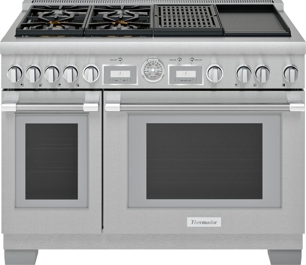 Thermador PRD484WCGU 48-Inch Pro Grand Commercial Depth Dual Fuel Range