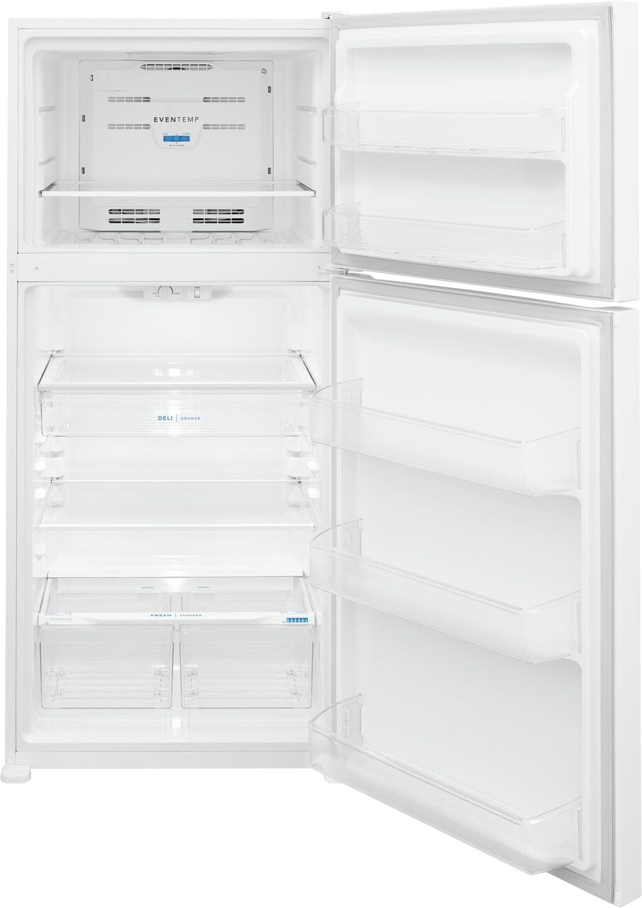 Frigidaire FFTR2045VW Frigidaire 20.0 Cu. Ft. Top Freezer Refrigerator