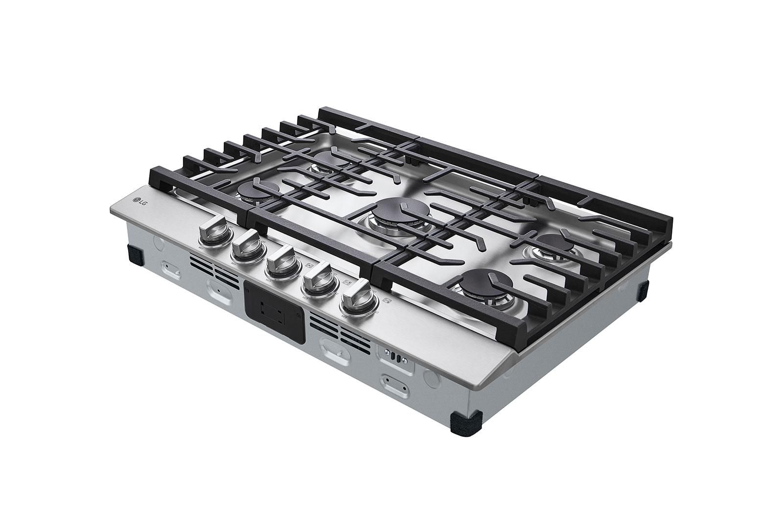 Lg CBGJ3023S 30" Gas Cooktop With Ultraheat™ 20K Btu Burner