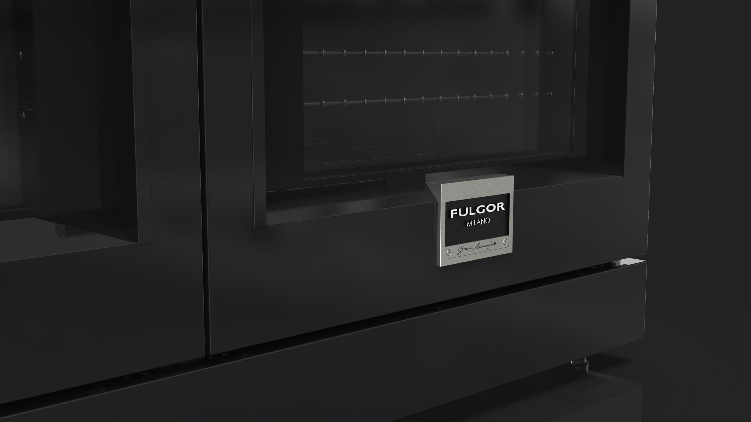 Fulgor Milano PDRKIT48BK 48" Gondola Black Color Kit