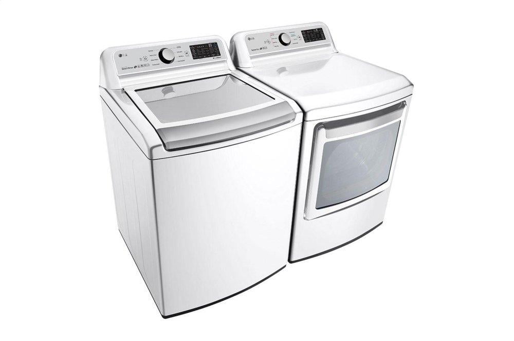 Lg DLG7301WE 7.3 Cu. Ft. Smart Wi-Fi Enabled Gas Dryer With Sensor Dry Technology