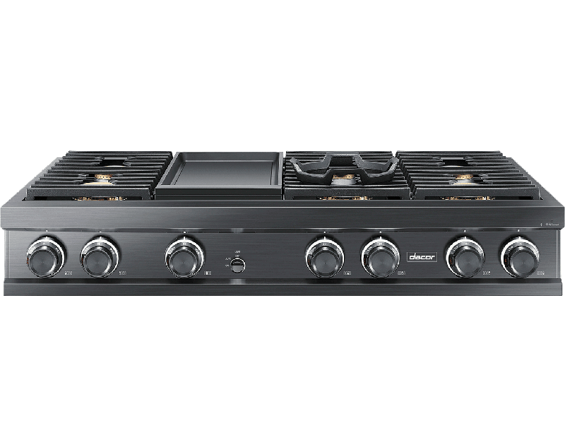 Dacor DTT48M976HM 48" Rangetop, Graphite, High Altitude Natural Gas