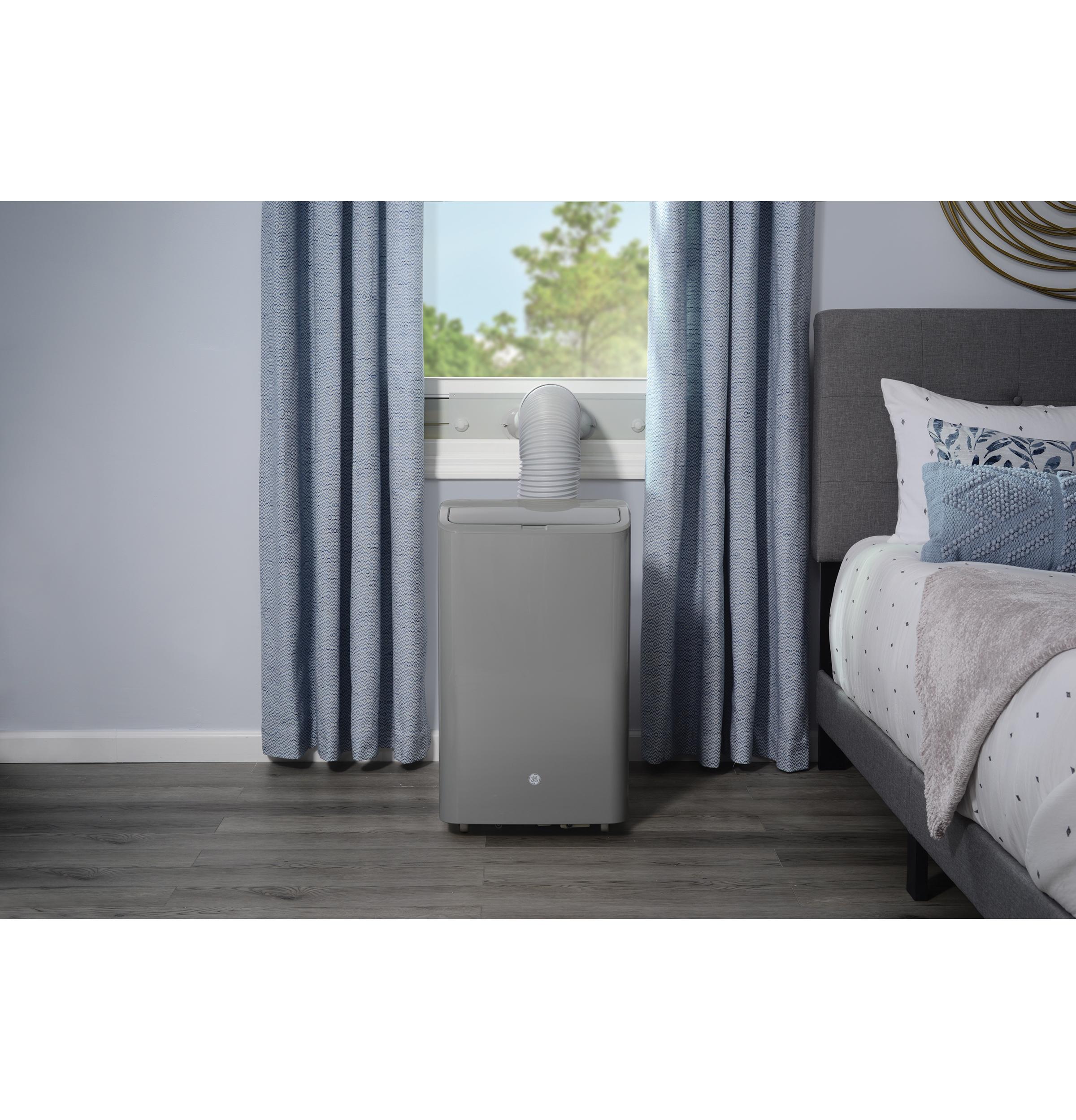 Ge Appliances APWD07JASG Ge® 7,500 Btu Smart Portable Air Conditioner With Dehumidifier And Remote, Grey