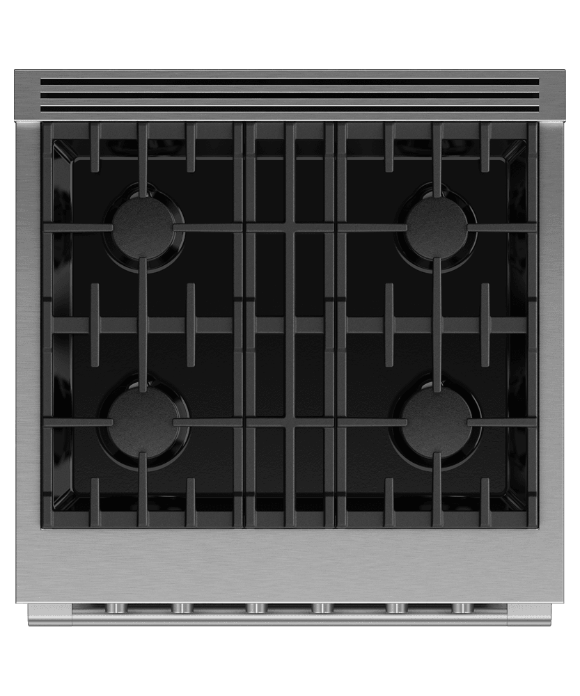 Fisher & Paykel RGV3304L Gas Range, 30", 4 Burners, Lpg