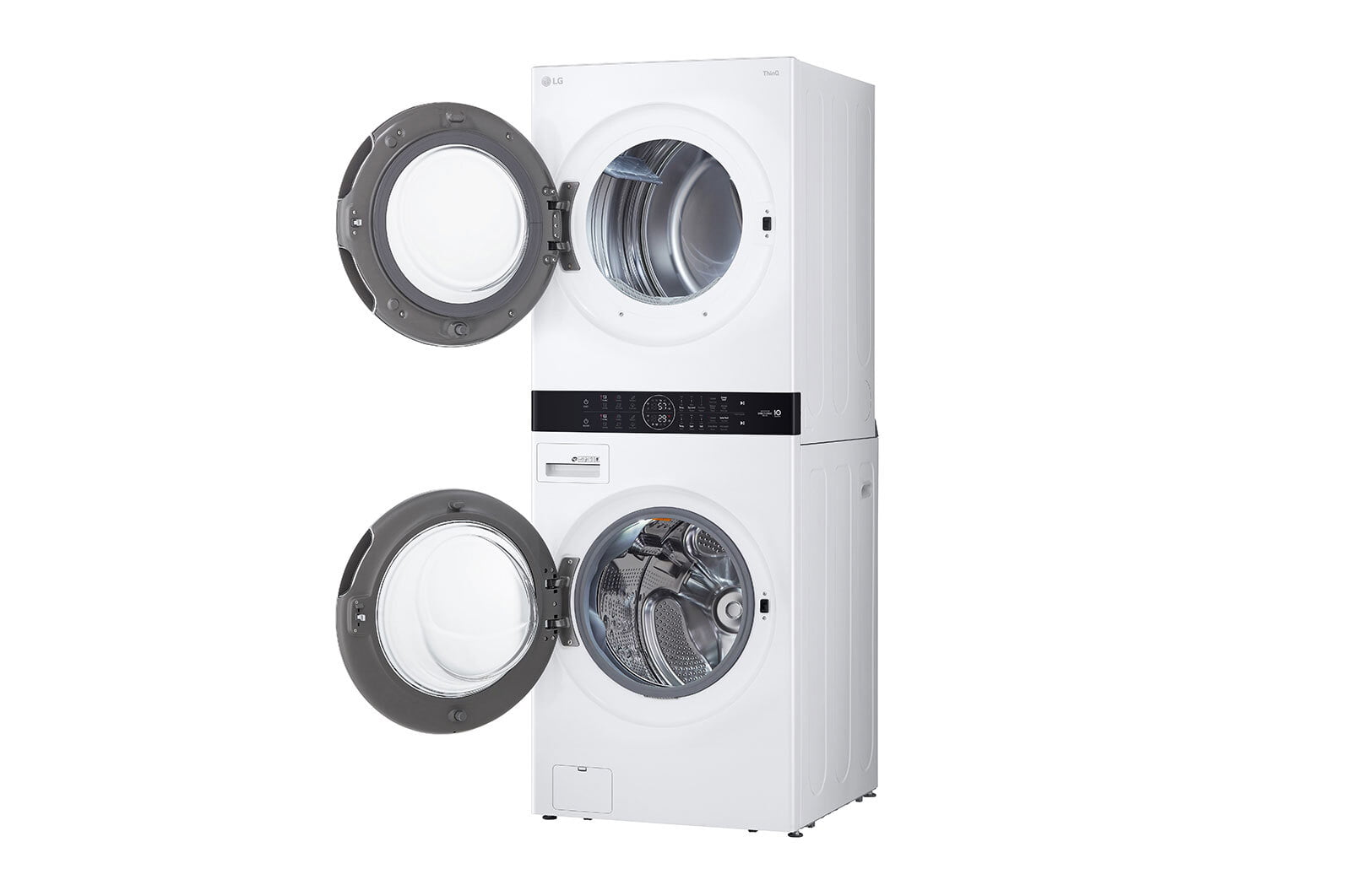 Lg WKGX201HWA Single Unit Front Load Lg Washtower™ With Center Control™ 4.5 Cu. Ft. Washer And 7.4 Cu. Ft. Gas Dryer
