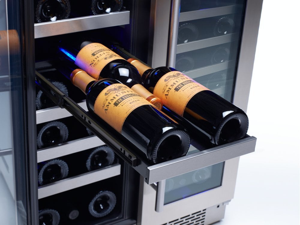 Zephyr PRW24C32BG 24" French Door Dual Zone Wine Cooler
