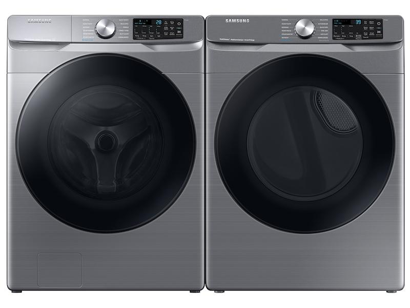 Samsung DVG45B6300P 7.5 Cu. Ft. Smart Gas Dryer With Steam Sanitize+ In Platinum