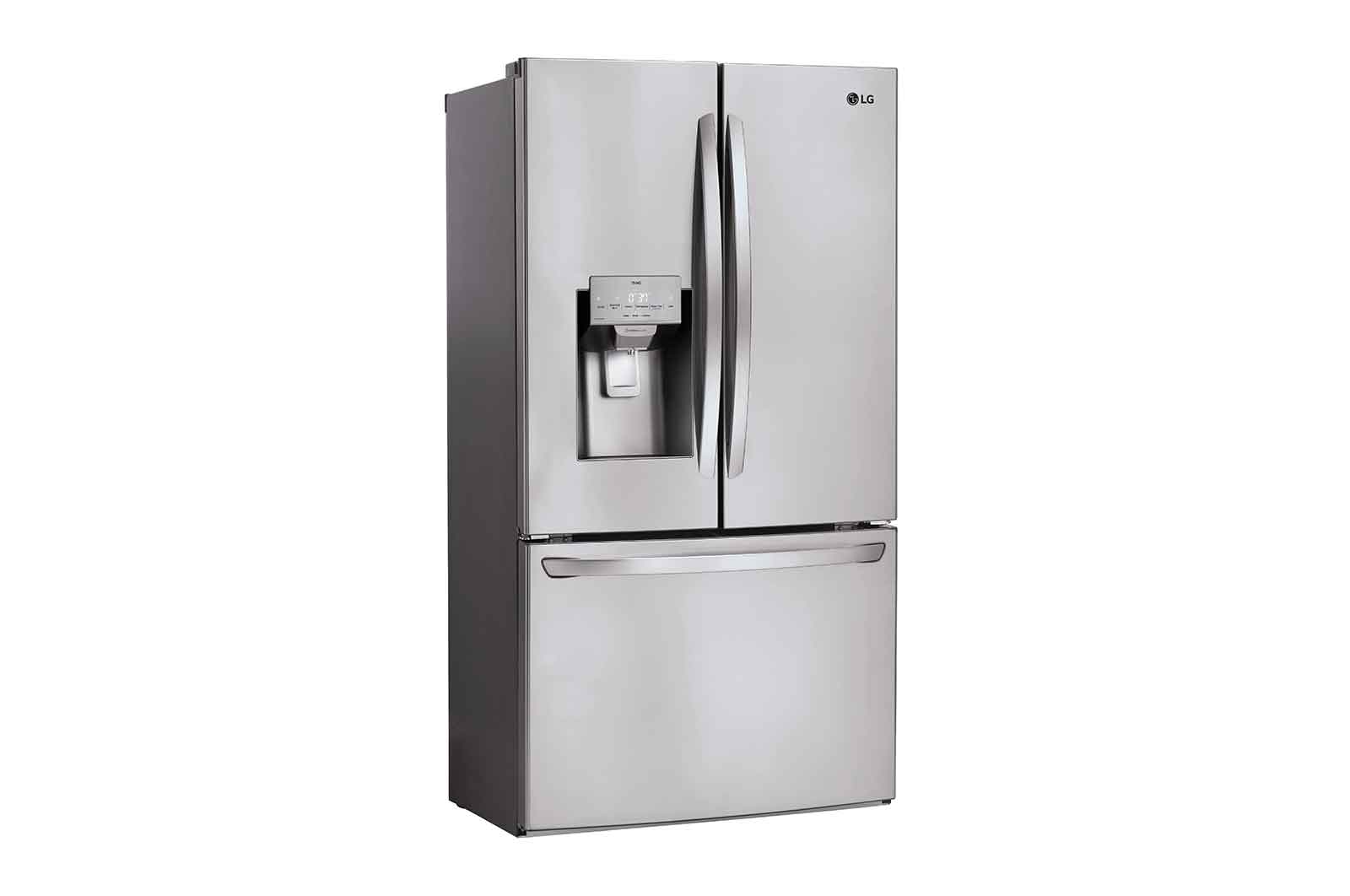Lg LRFS28XBS 28 Cu.Ft 3 Door French Door, Standard Depth, Ice And Water With Single Ice