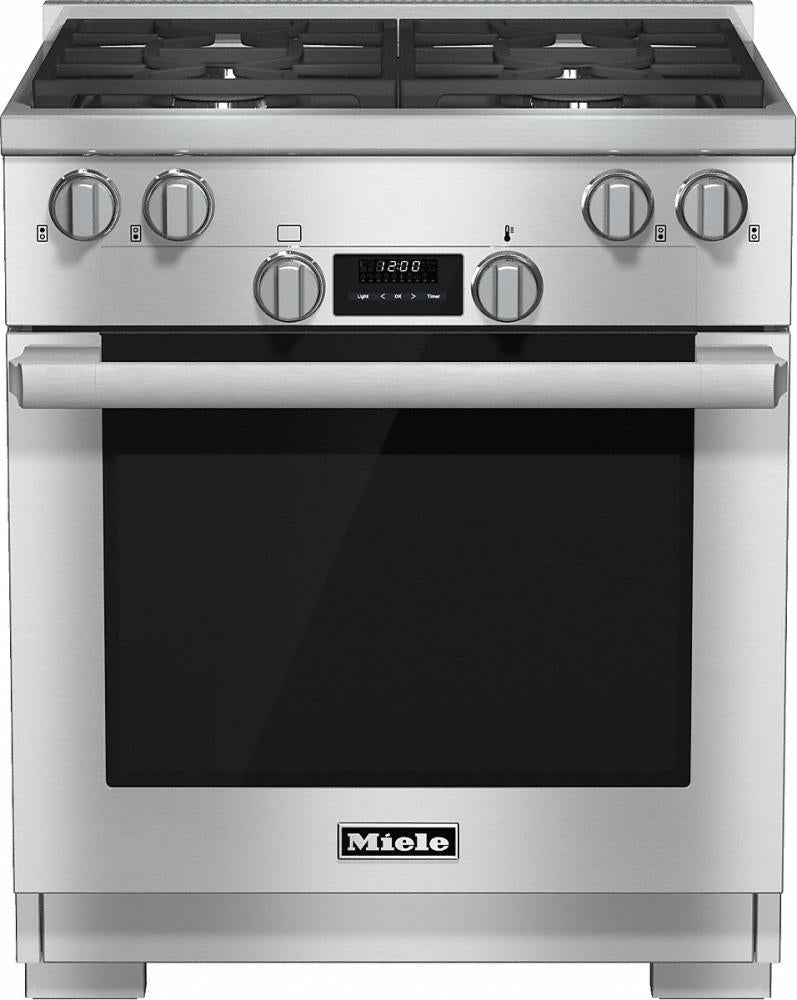 Miele HR1124LP Hr 1124 Lp 30 Inch Range All Gas With Directselect, Twin Convection Fans And M Pro Dual Stacked Burners