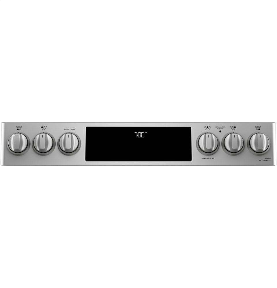 Cafe CES700P2MS1 Café 30" Smart Slide-In, Front-Control, Radiant And Convection Range