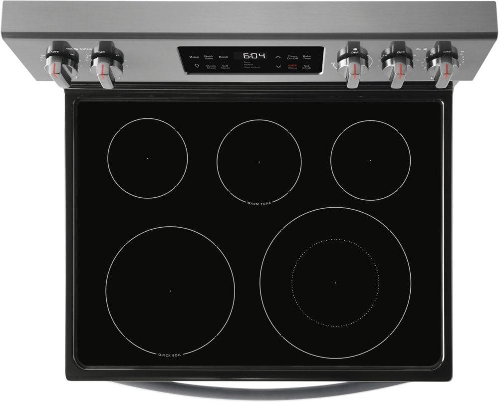 Frigidaire GCRE3038AD Frigidaire Gallery 30'' Freestanding Electric Range With Steam Clean
