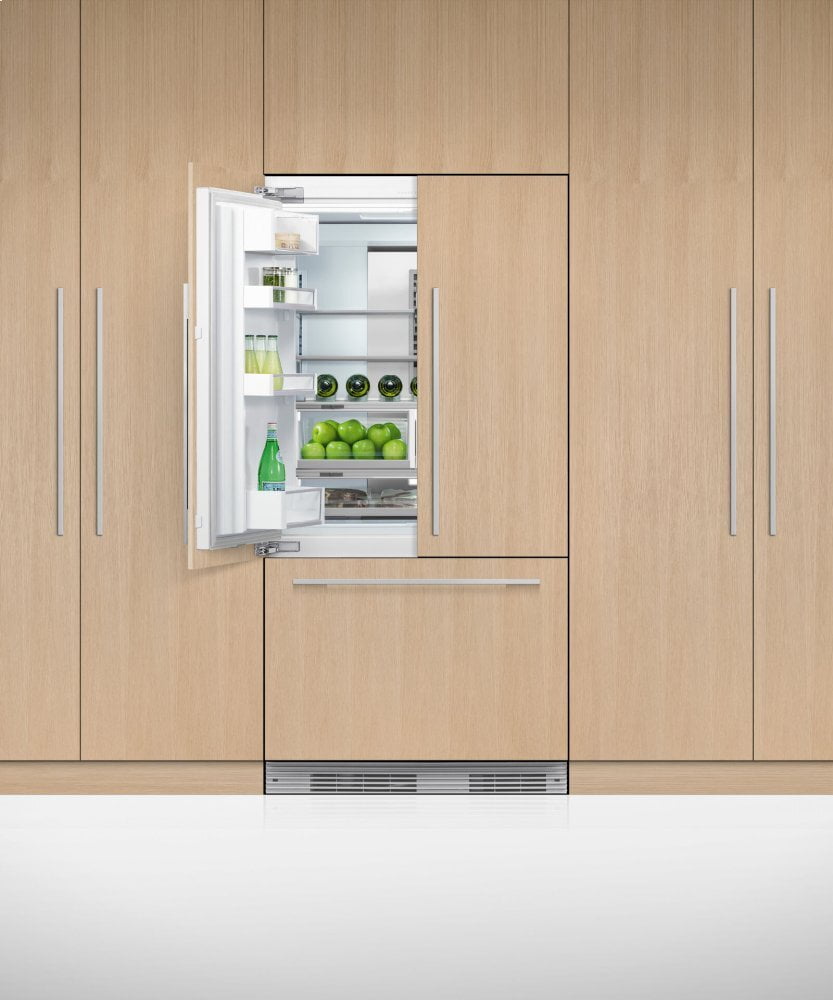 Fisher & Paykel RS36A72J1N Integrated French Door Refrigerator Freezer, 36