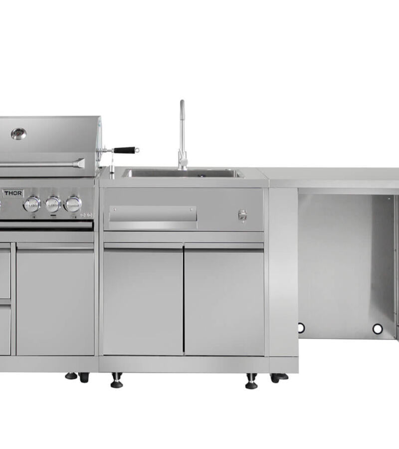 Thor Kitchen MK01SS304 Outdoor Kitchen Sink Cabinet In Stainless Steel