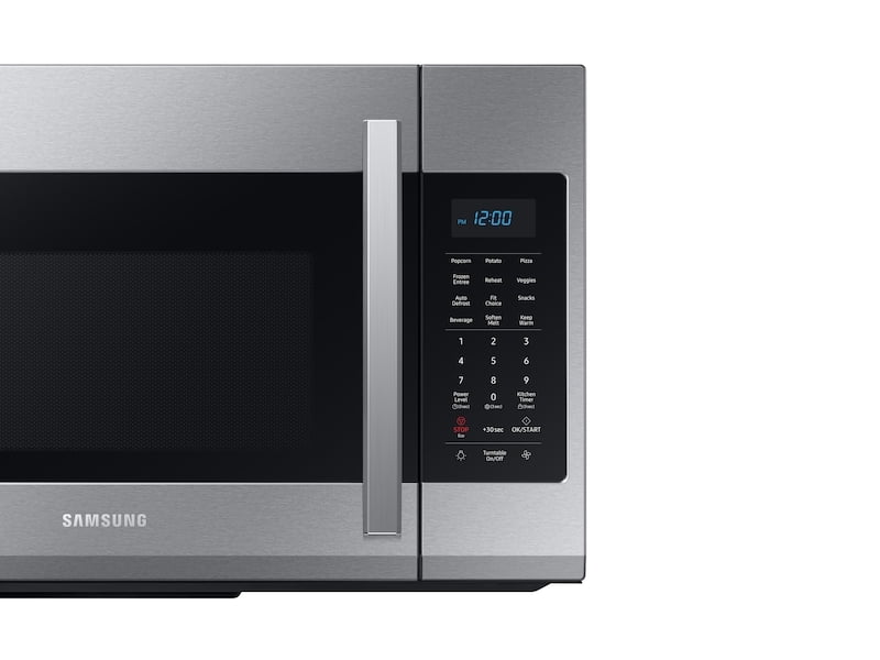 Samsung ME19R7041FS 1.9 Cu Ft Over The Range Microwave With Sensor Cooking In Stainless Steel