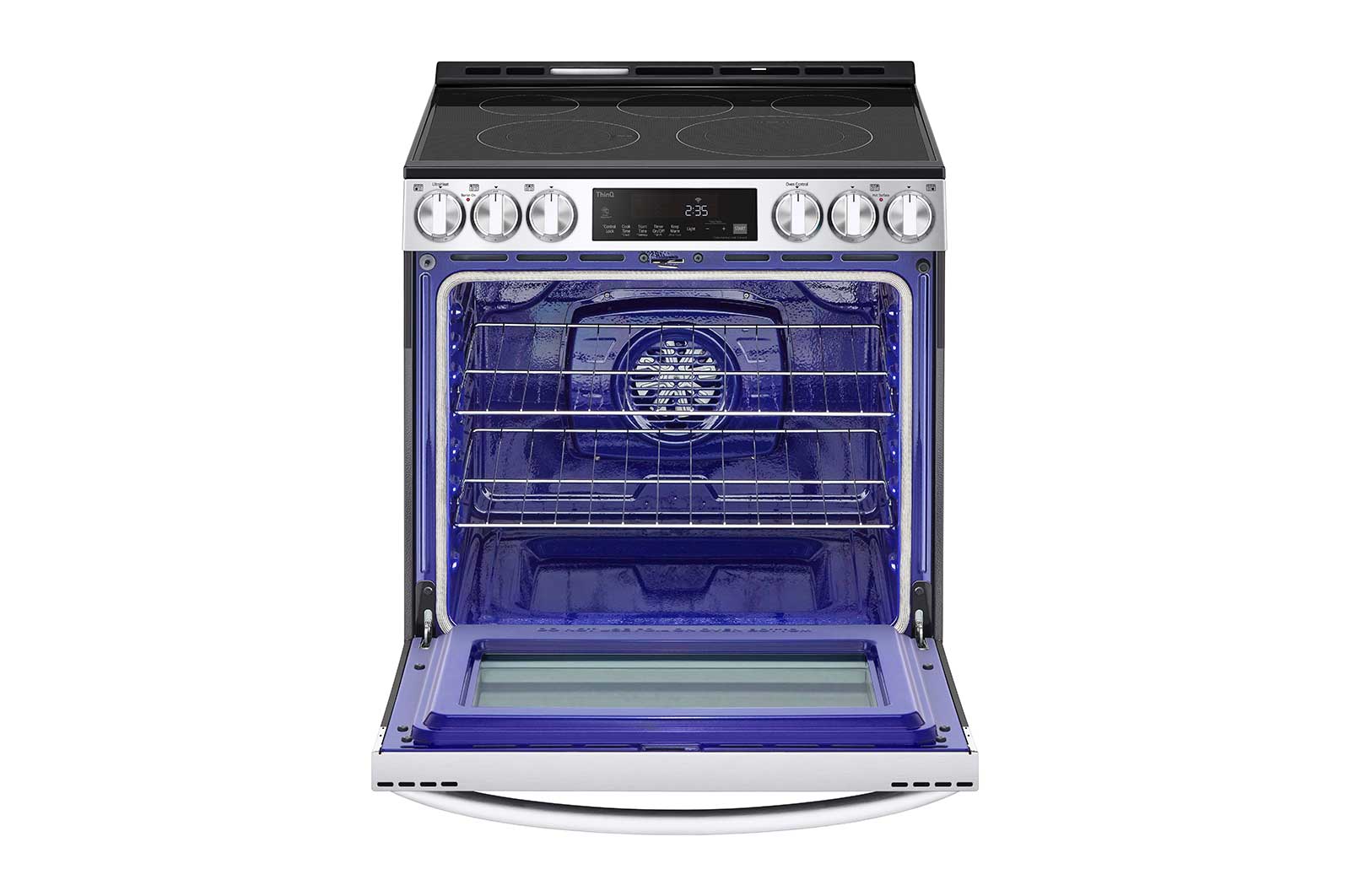Lg LSEL6333F 6.3 Cu Ft. Smart Wi-Fi Enabled Fan Convection Electric Slide-In Range With Air Fry & Easyclean®