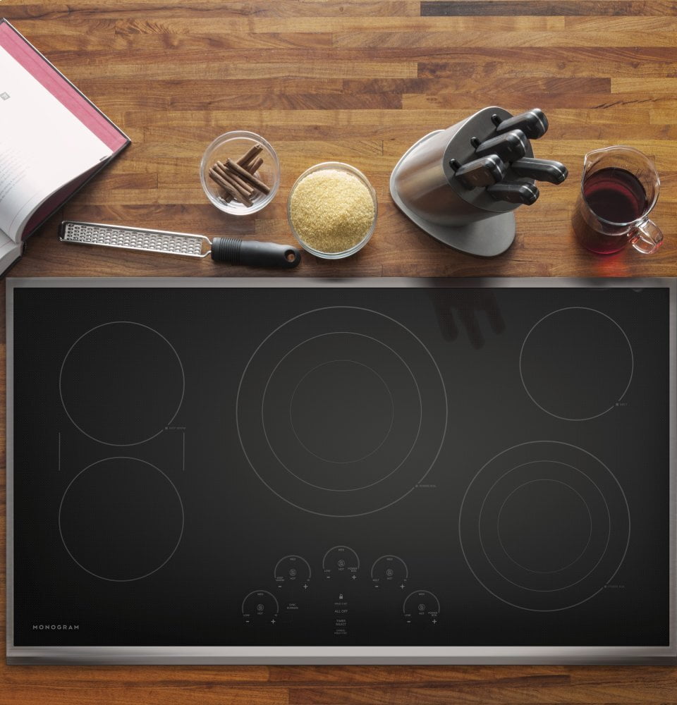 Monogram ZEU36RSJSS Monogram 36" Touch Control Electric Cooktop