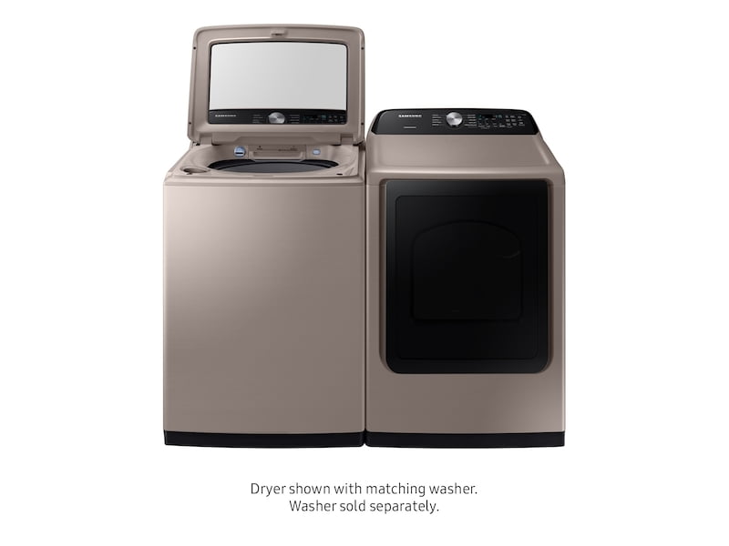 Samsung DVG50T5300C 7.4 Cu. Ft. Gas Dryer With Sensor Dry In Champagne