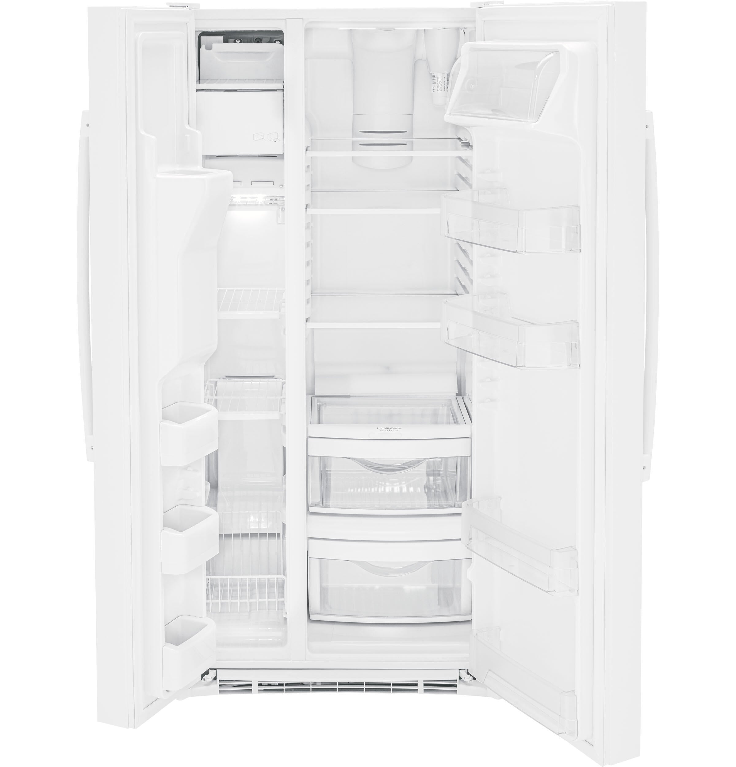 Ge Appliances GSE23GGPWW Ge® Energy Star® 23.0 Cu. Ft. Side-By-Side Refrigerator
