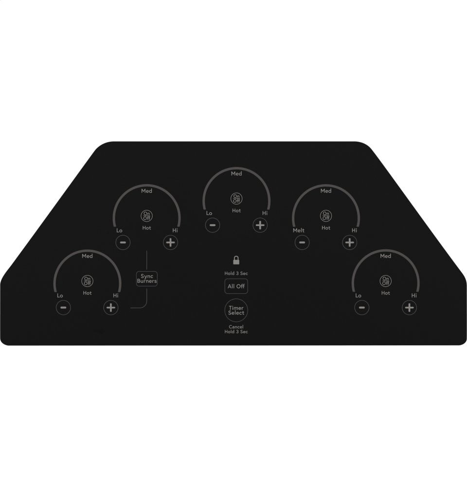 Cafe CEP90301NBB Café 30" Touch-Control Electric Cooktop