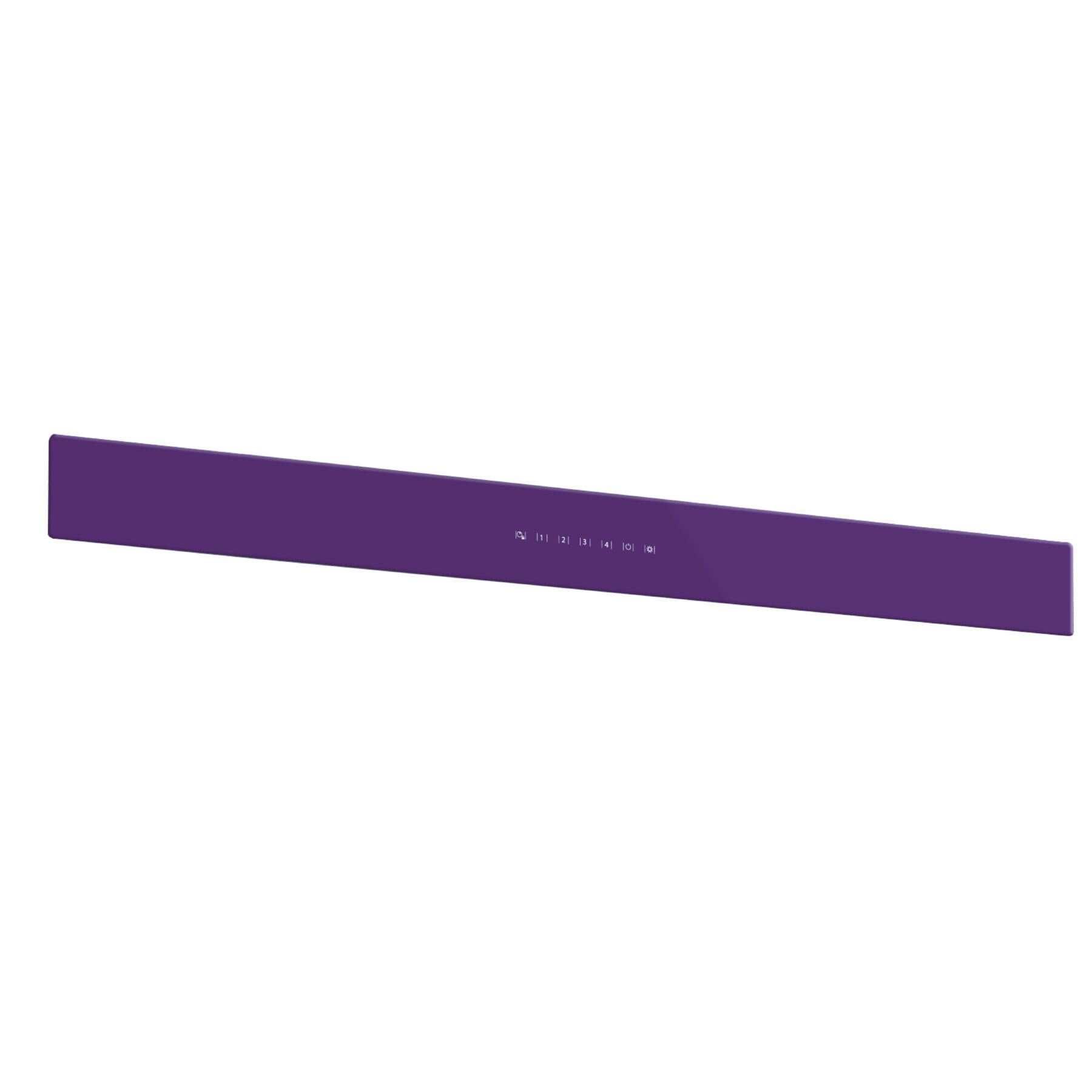 Best Range Hoods SV09956PU Wcb3 & Icb3 36'' Front Glass Panel Purple