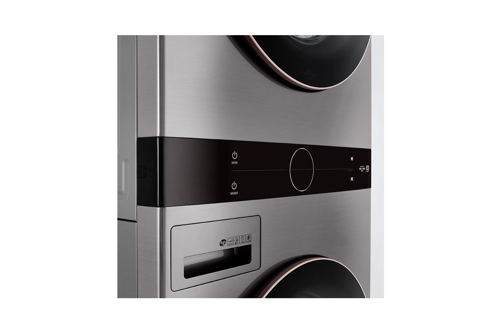 Lg WKE100HVA Single Unit Front Load Lg Washtower™ With Center Control™ 4.5 Cu. Ft. Washer And 7.4 Cu. Ft. Electric Dryer