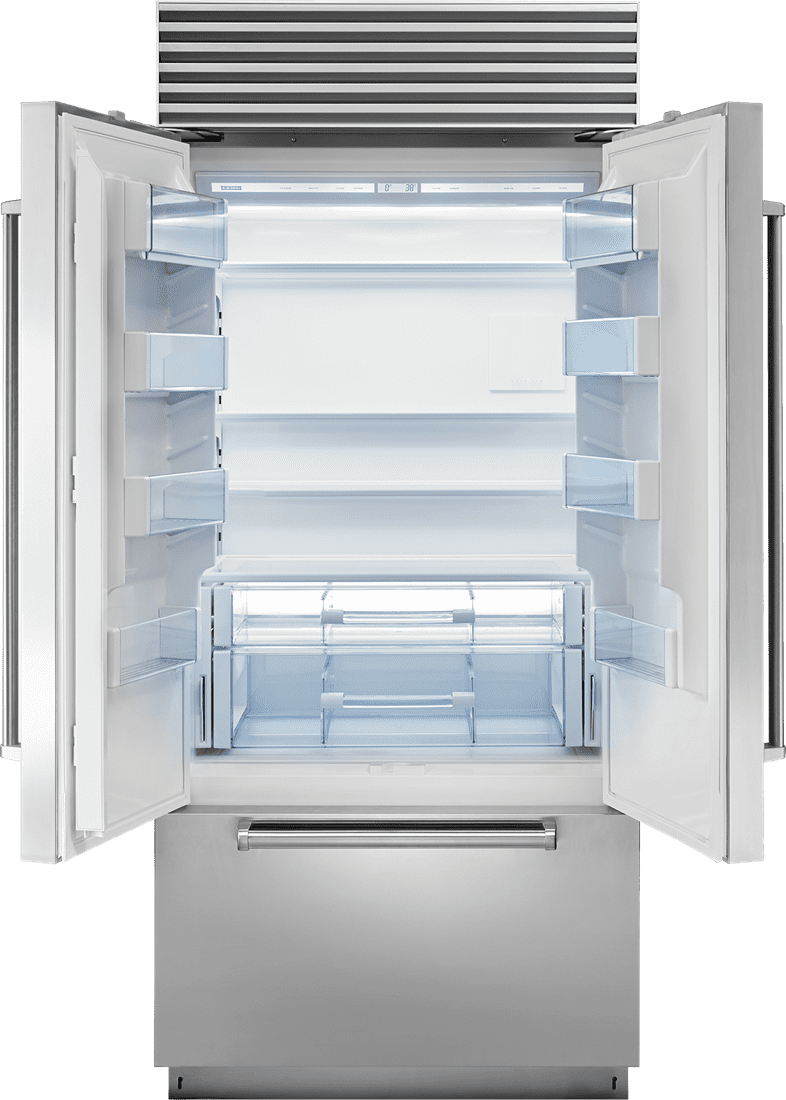 Sub-Zero BI36UFDIDSTH 36" Classic French Door Refrigerator/Freezer With Internal Dispenser