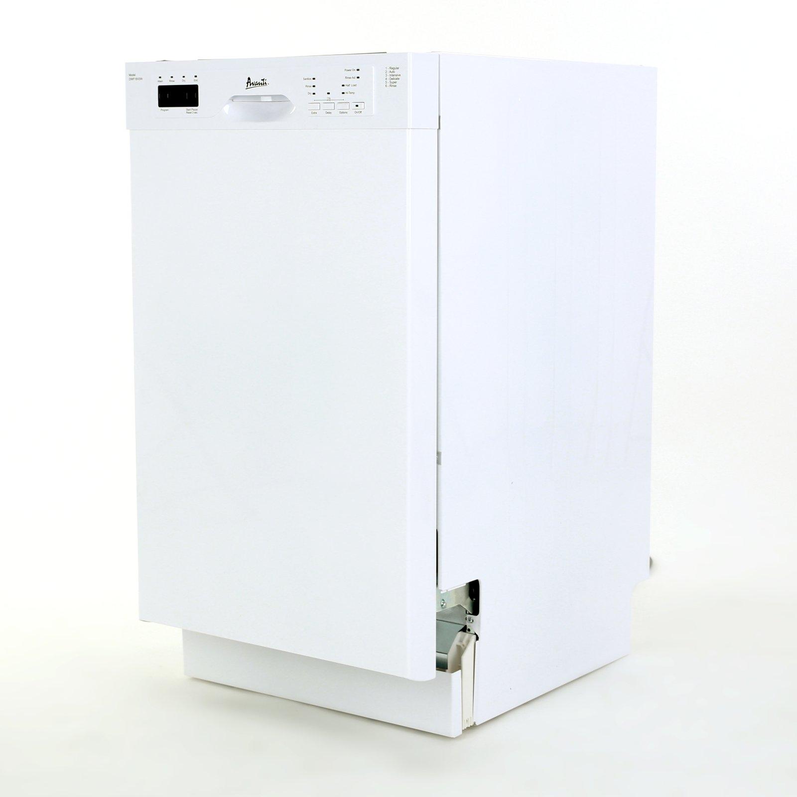 Avanti DWF18V3S 18" Built In Dishwasher