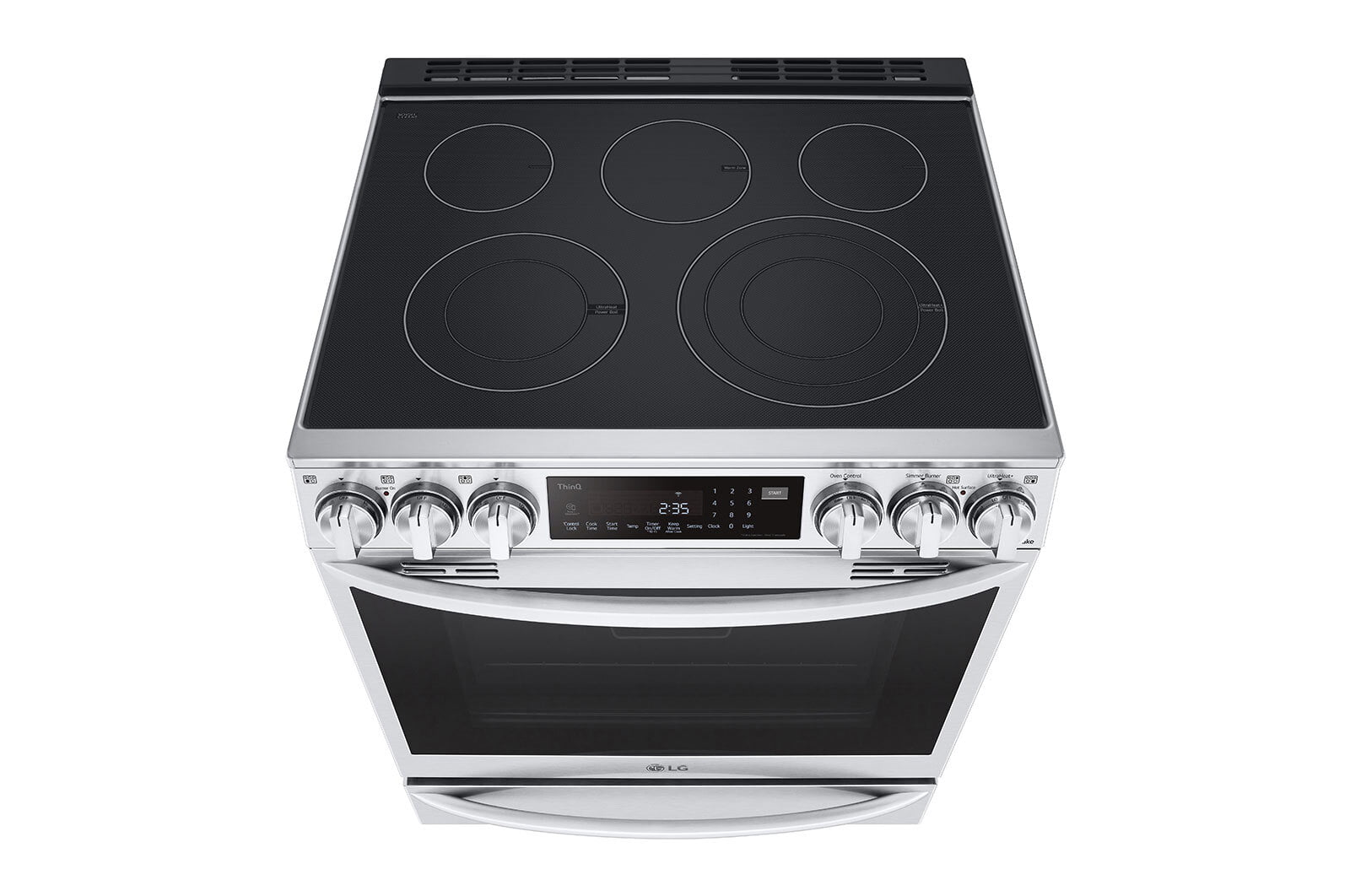Lg LSEL6337F 6.3 Cu Ft. Smart Wi-Fi Enabled Probake Convection® Instaview® Electric Slide-In Range With Air Fry