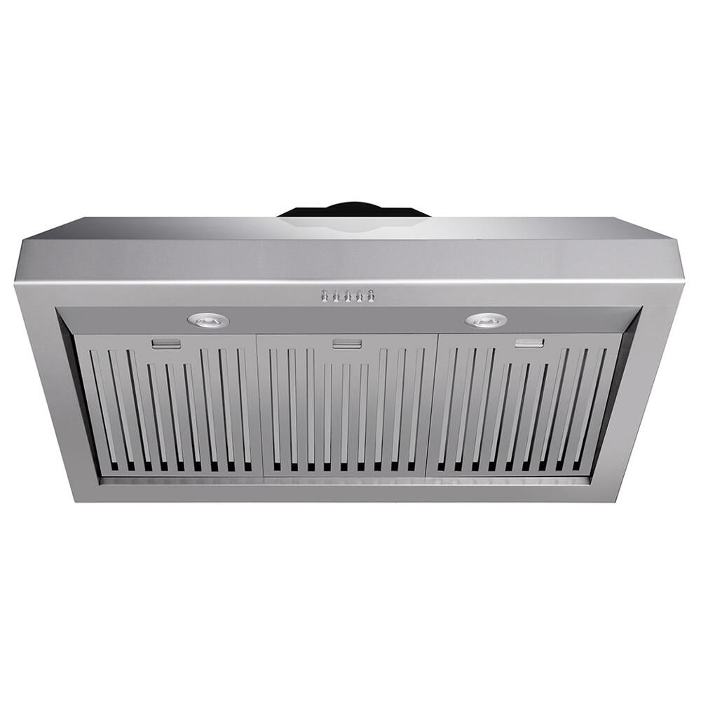 Thor Kitchen TRH3606 36 Inch Professional Range Hood, 11 Inches Tall In Stainless Steel