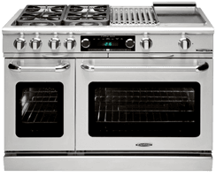 Capital CSB484B2 Connoisseurian 48" Dual Fuel Self Clean Range