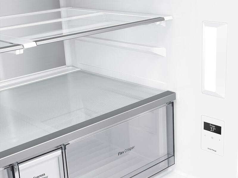 Samsung RF29A9671SG 29 Cu. Ft. Smart 4-Door Flex™ Refrigerator With Beverage Center And Dual Ice Maker In Black Stainless Steel