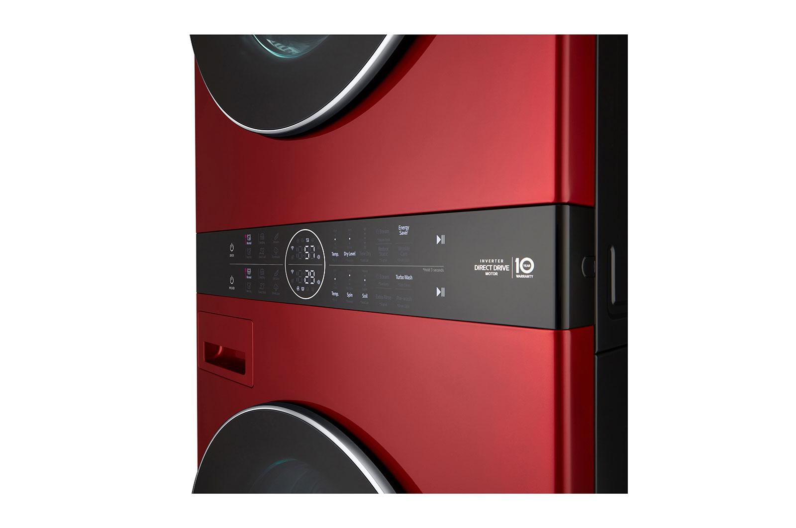 Lg WKEX200HRA Single Unit Front Load Lg Washtower™ With Center Control™ 4.5 Cu. Ft. Washer And 7.4 Cu. Ft. Electric Dryer