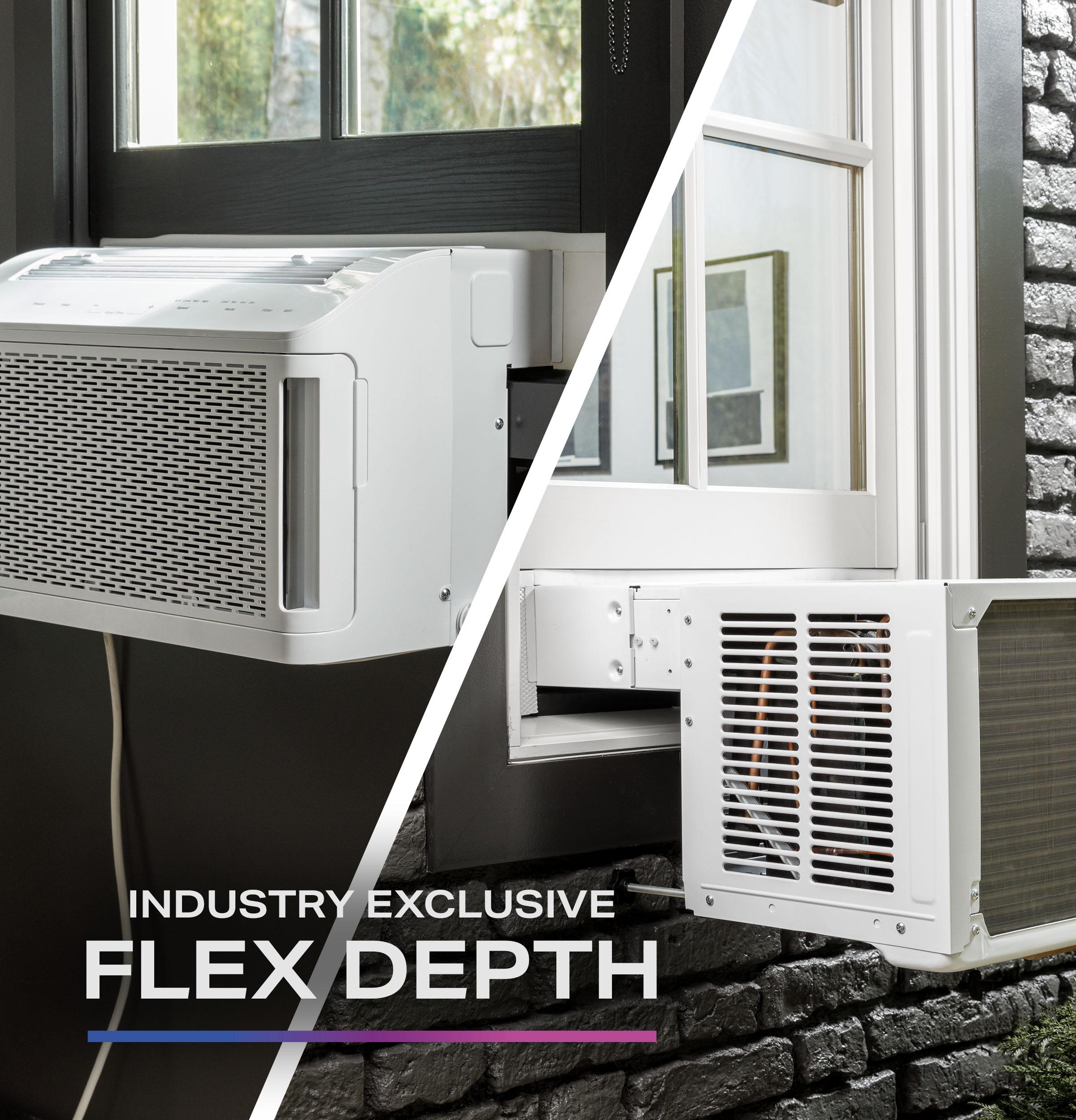 Ge Appliances AHTT08BC Ge Profile Clearview™ 8,300 Btu Smart Ultra Quiet Window Air Conditioner For Medium Rooms Up To 350 Sq. Ft.