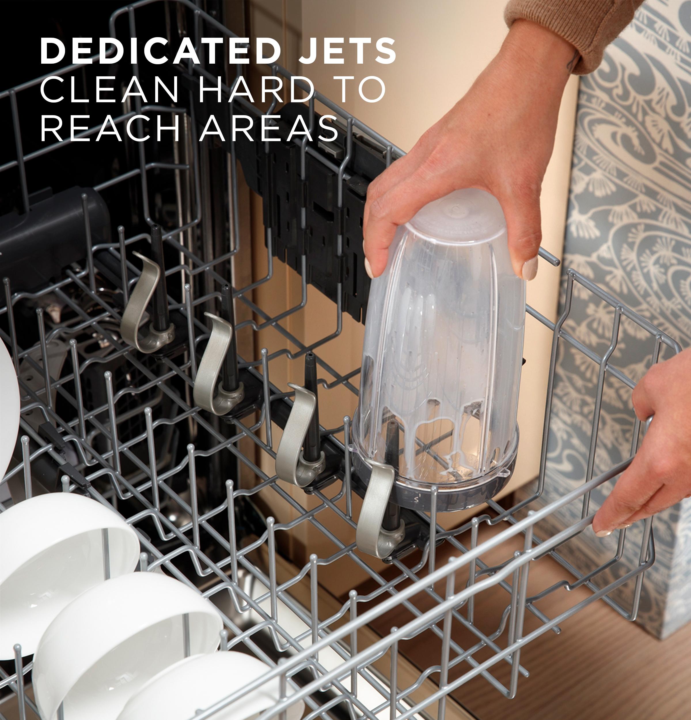 Ge Appliances GDF650SMVES Ge® Front Control With Stainless Steel Interior Dishwasher With Sanitize Cycle