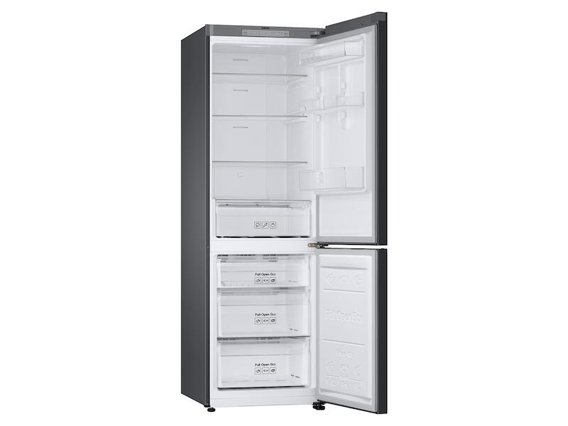 Samsung RB12A300641 12.0 Cu. Ft. Bespoke Bottom Freezer Refrigerator With Customizable Colors And Flexible Design In Navy Glass