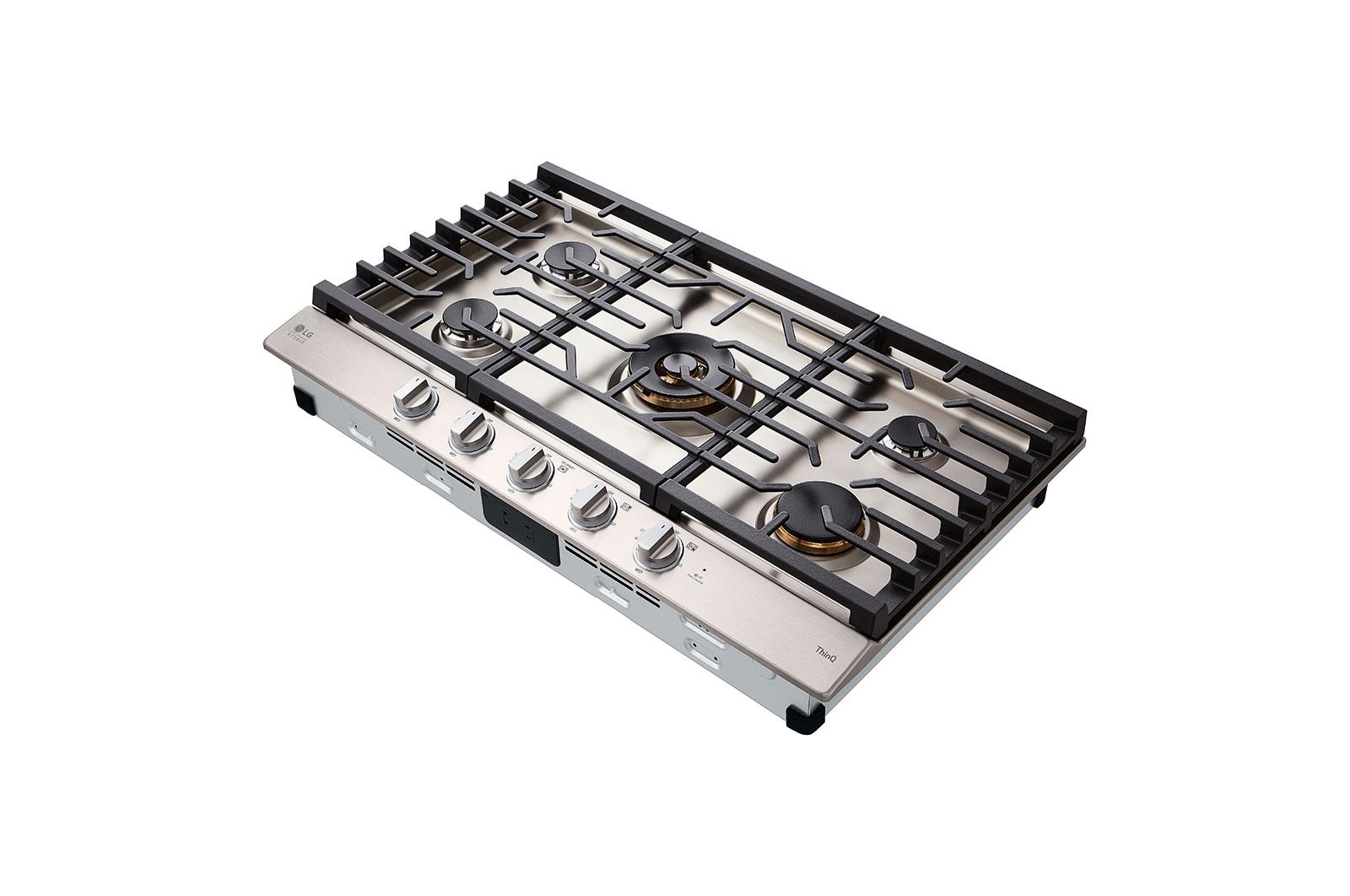 Lg CBGS3628S Lg Studio 36" Ultraheat™ Gas Cooktop With Easyclean®